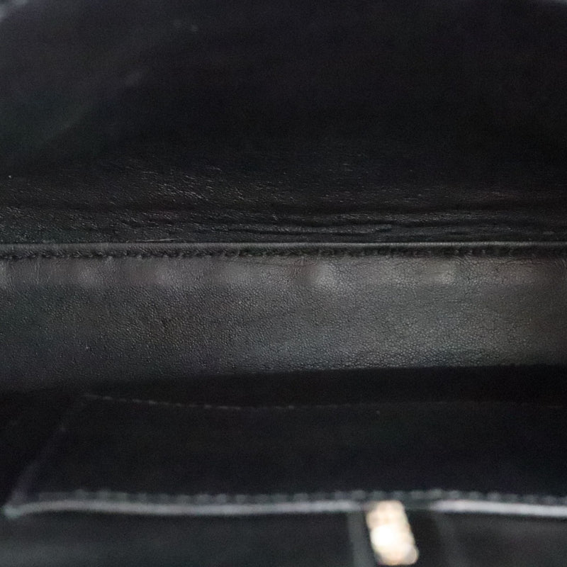 Peekaboo Iconic Satchel Mini Pearl Studded Black SHW