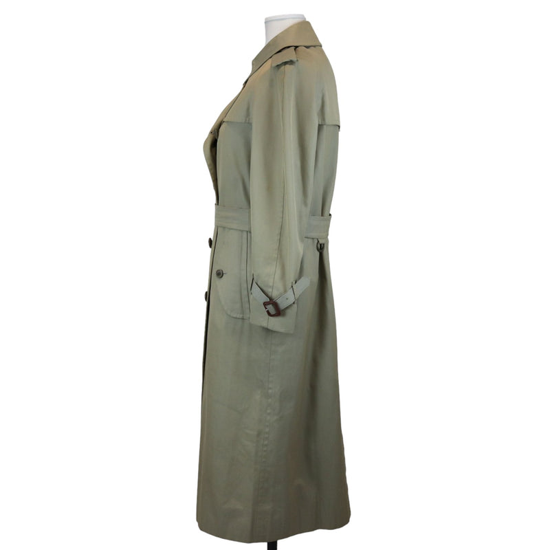 Trench Coat Cotton Polyester Khaki Size XS