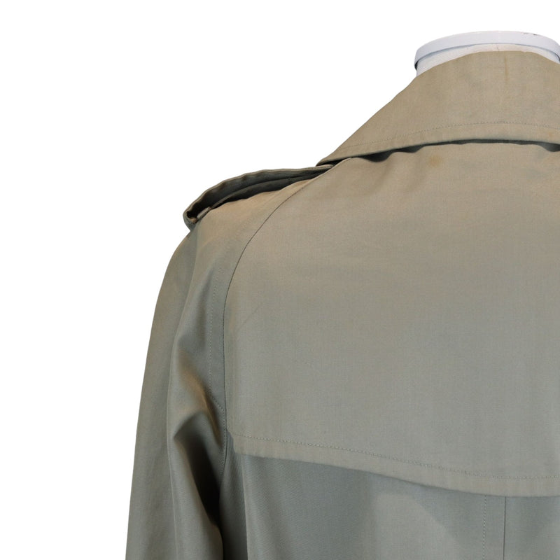 Trench Coat Cotton Polyester Khaki Size XS