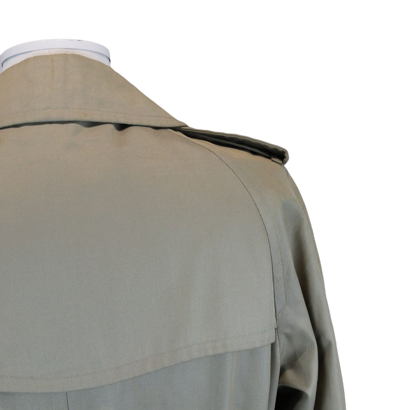 Trench Coat Cotton Polyester Khaki Size XS