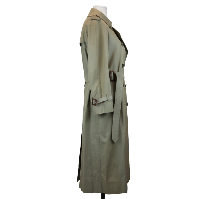 Trench Coat Cotton Polyester Khaki Size XS