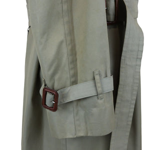 Trench Coat Cotton Polyester Khaki Size XS