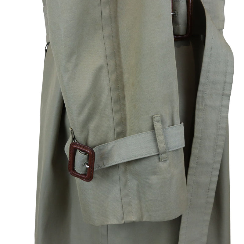 Trench Coat Cotton Polyester Khaki Size XS
