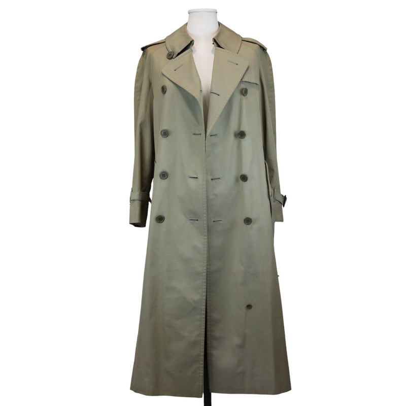 Trench Coat Cotton Polyester Khaki Size XS