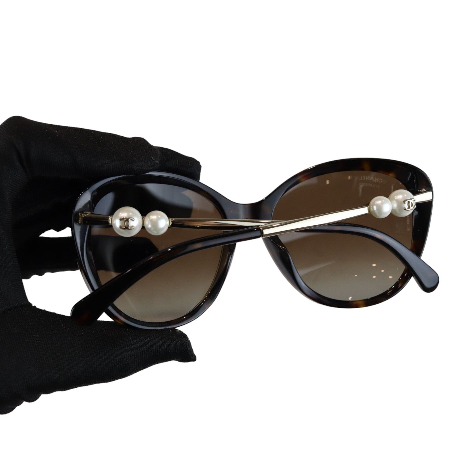 Sunglasses Frames Chanel Sunglasses With Pearl On Side Chanel 5076
