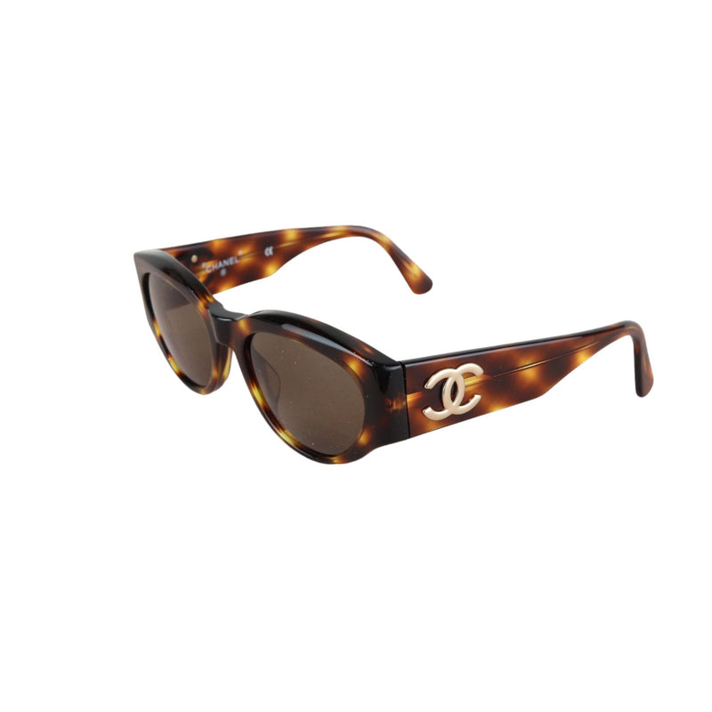 Tortoise Shell CC Sunglasses Brown GHW