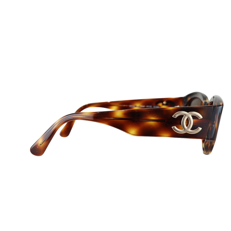 Tortoise Shell CC Sunglasses Brown GHW