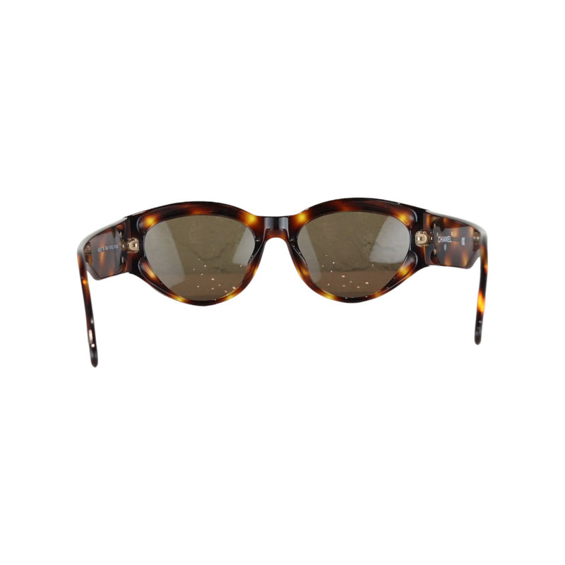 Tortoise Shell CC Sunglasses Brown GHW