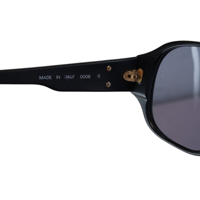 Vintage Gold CC Logo Sunglasses Black GHW