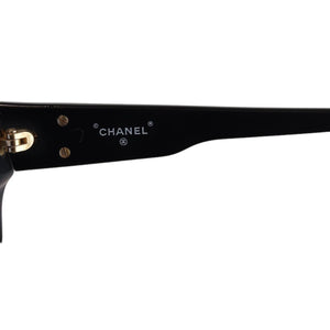 Vintage Gold CC Logo Sunglasses Black GHW