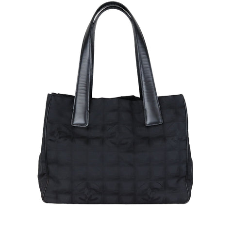 chanel tote travel bag Chanel Travel Tote Medium Nylon Black GHW – Bag Religion