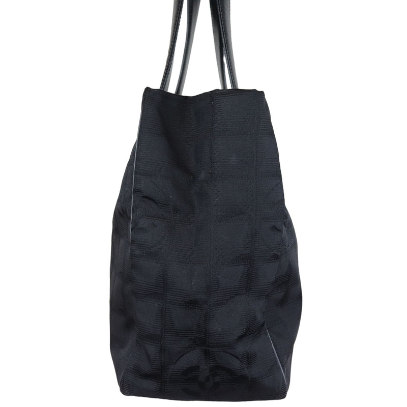 Travel Line Tote Medium Nylon Black GHW
