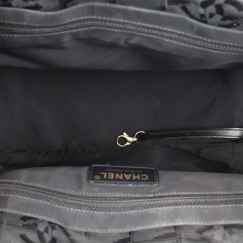 Travel Line Tote Medium Nylon Black GHW