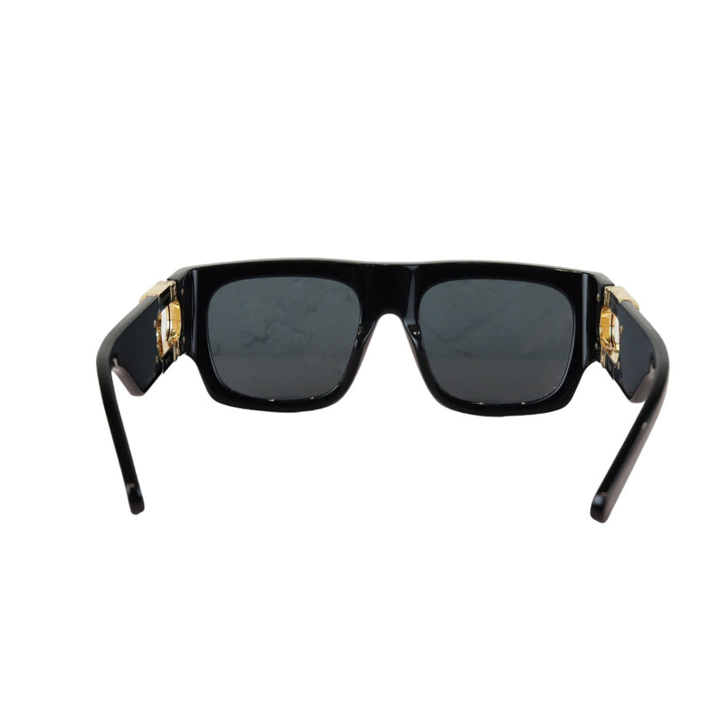 LV Link Square Sunglasses Acetate Black GHW