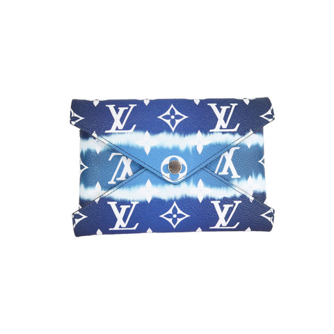 Cosmetic Pouch Damier Azure GHW