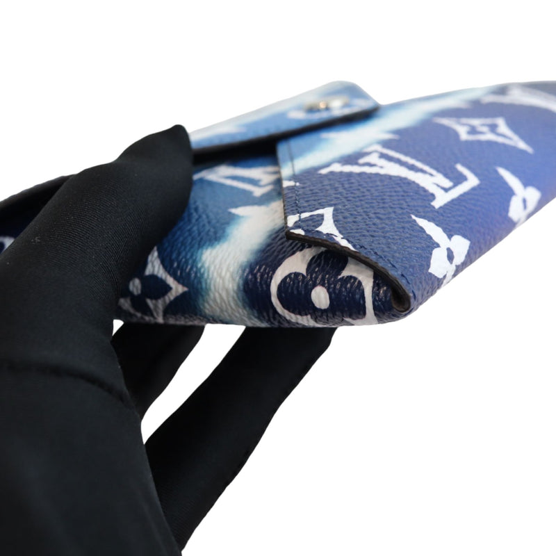 Kirigami Pochette Monogram Escale Blue White SHW