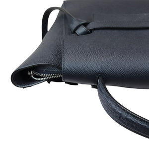 Belt Bag Micro Grained Calfskin Navy Blue SHW