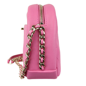 Casual Trip Camera Case Large Goatskin Pink GHW