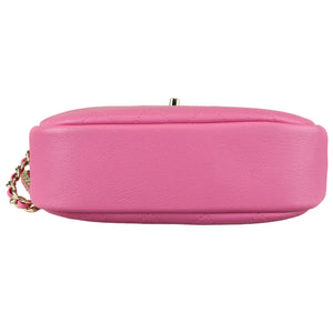 Casual Trip Camera Case Large Goatskin Pink GHW