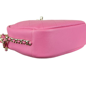 Casual Trip Camera Case Large Goatskin Pink GHW