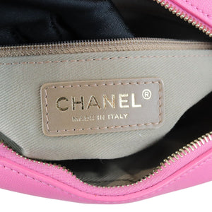 Casual Trip Camera Case Large Goatskin Pink GHW