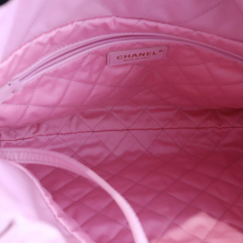 22 Small Shiny Calfskin Quilted Pink GHW