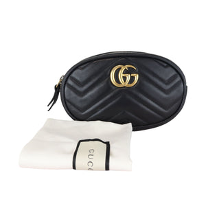 Marmont Belt Bag Calfskin Black GHW Size 85