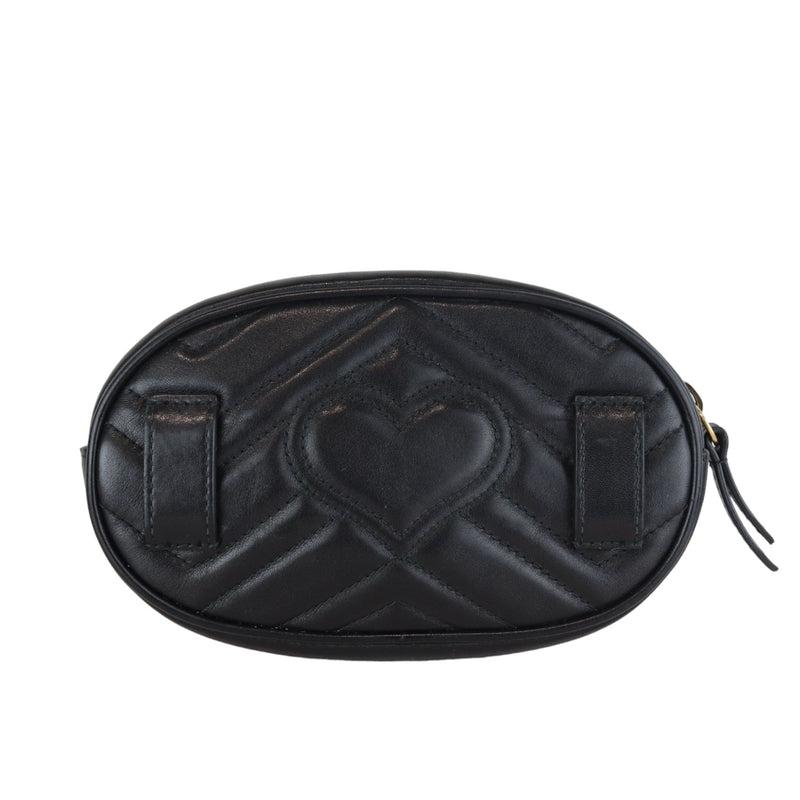Marmont Belt Bag Calfskin Black GHW Size 85
