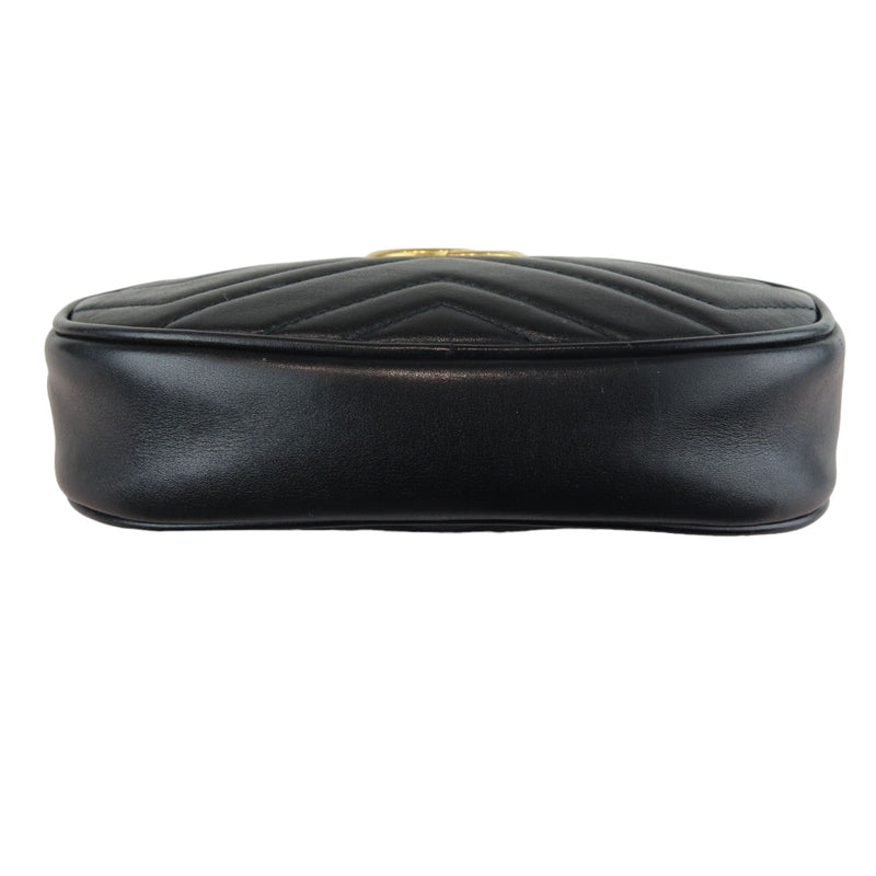 Marmont Belt Bag Calfskin Black GHW Size 85