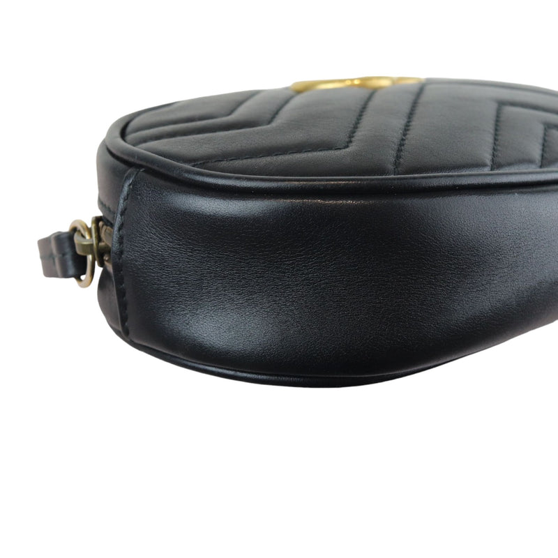Marmont Belt Bag Calfskin Black GHW Size 85