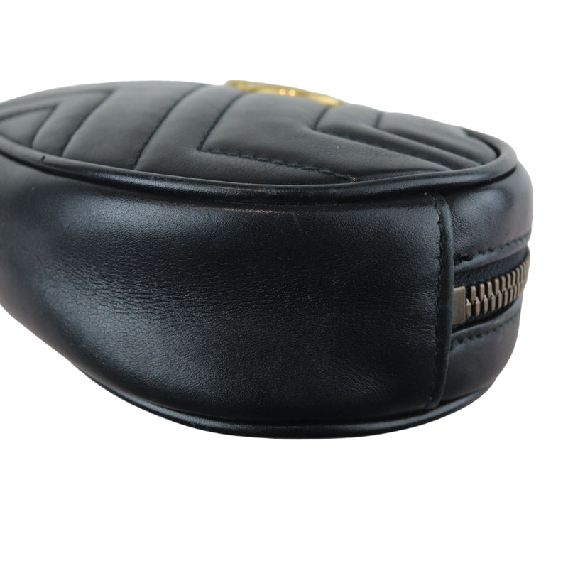 Marmont Belt Bag Calfskin Black GHW Size 85