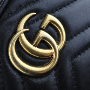 Marmont Belt Bag Calfskin Black GHW Size 85
