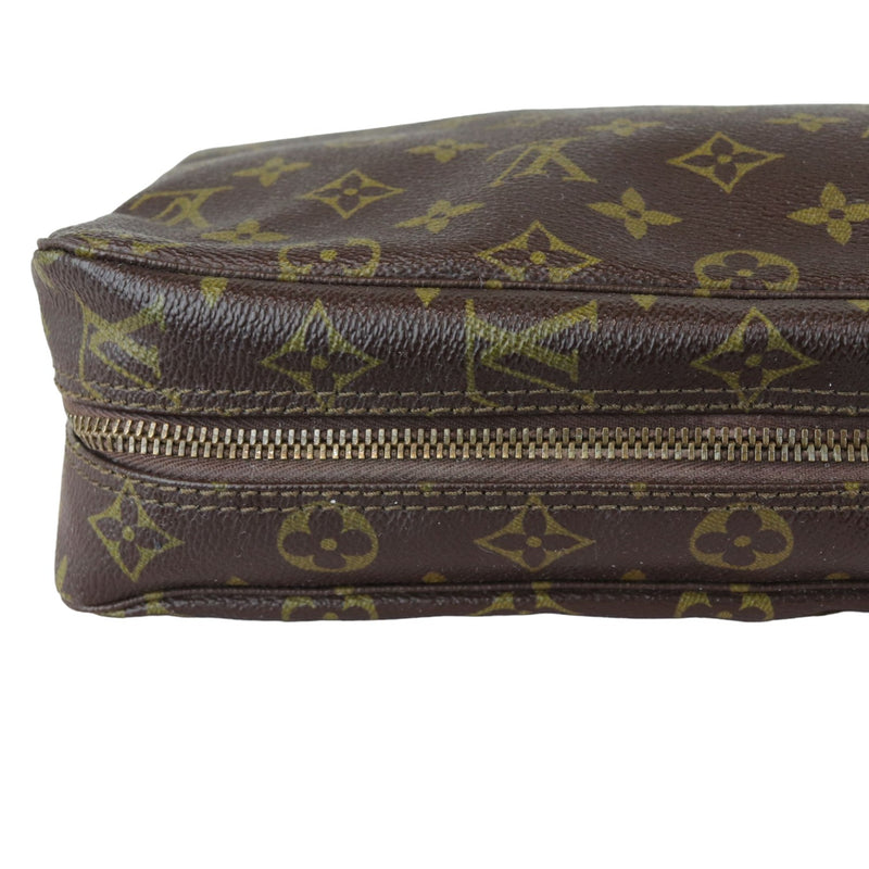 Toilette 28 Monogram Trousse Brown
