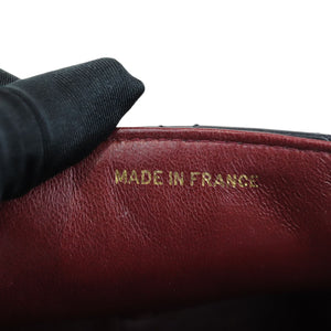 Vintage Large Square Mini Flap Lambskin Black GHW