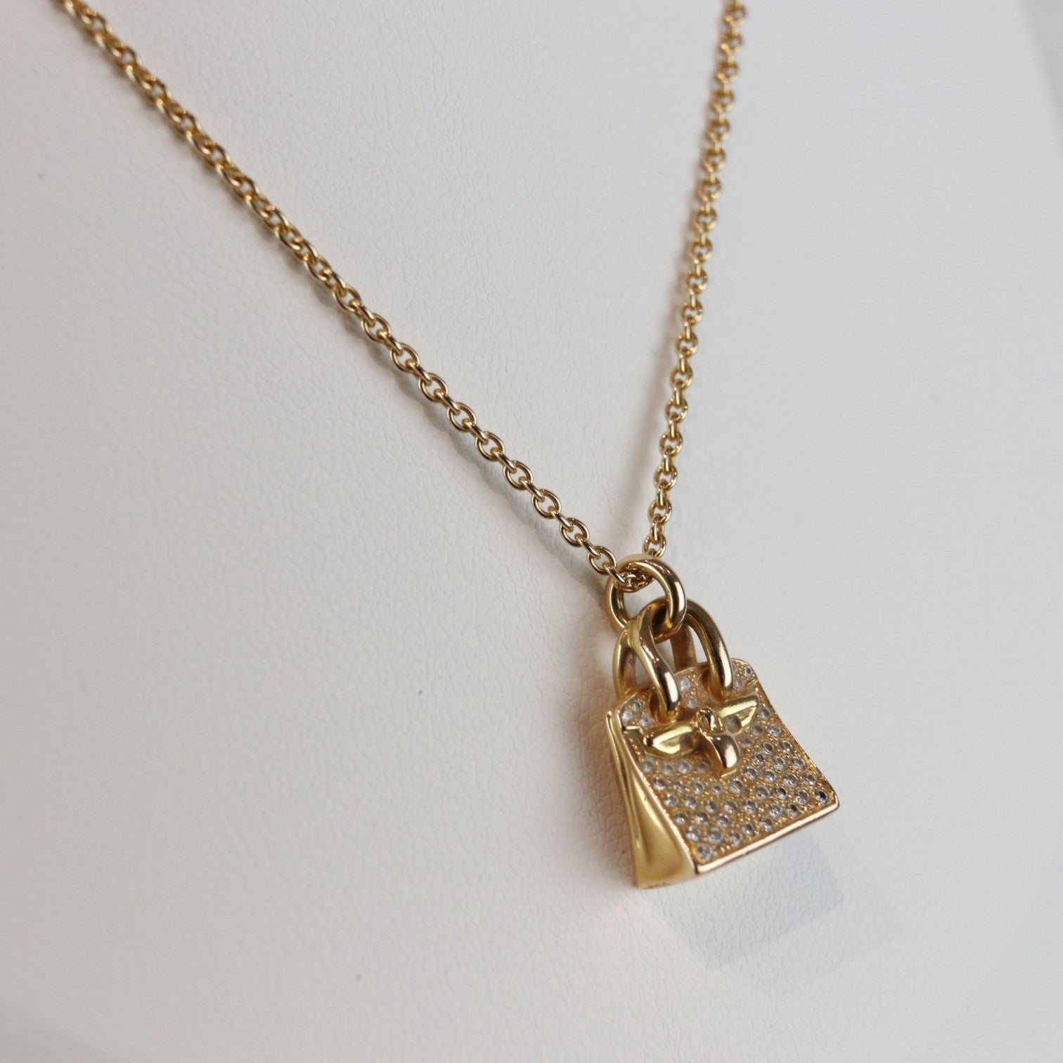Hermes diamond necklace deals