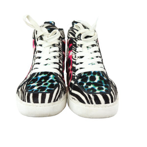 Orlato Flat Sneakers Pony Hair Riga Leopard Multicolor Size 37.5