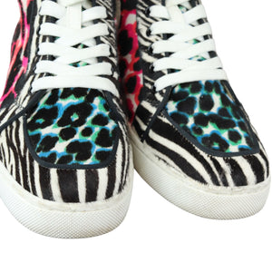 Orlato Flat Sneakers Pony Hair Riga Leopard Multicolor Size 37.5