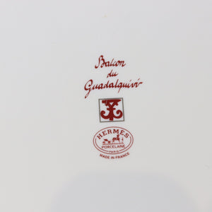 Balcon Du Guadalquivir Square Plate Porcelain Red White