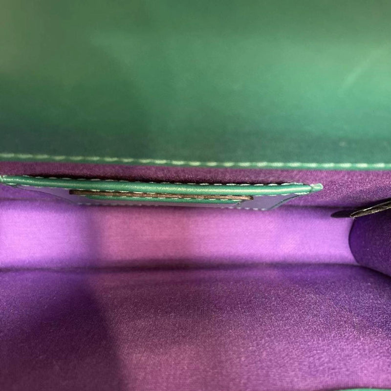 Serpenti Forever Crossbody Calfskin Green GHW