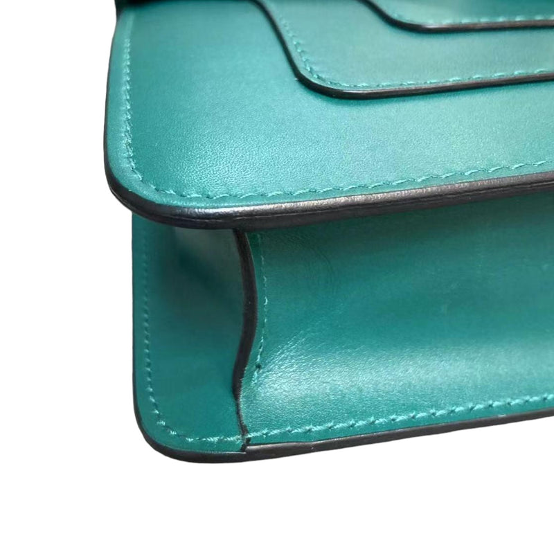 Serpenti Forever Crossbody Calfskin Green GHW