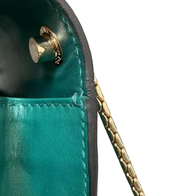 Serpenti Forever Crossbody Calfskin Green GHW
