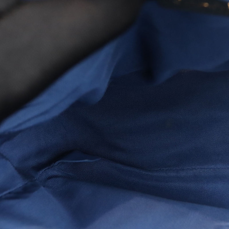 19 Flap Lambskin Quilted Medium Blue MHW