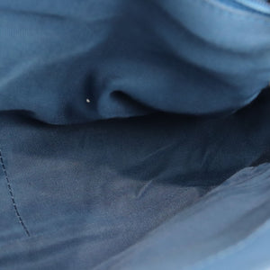 19 Flap Lambskin Quilted Medium Blue MHW