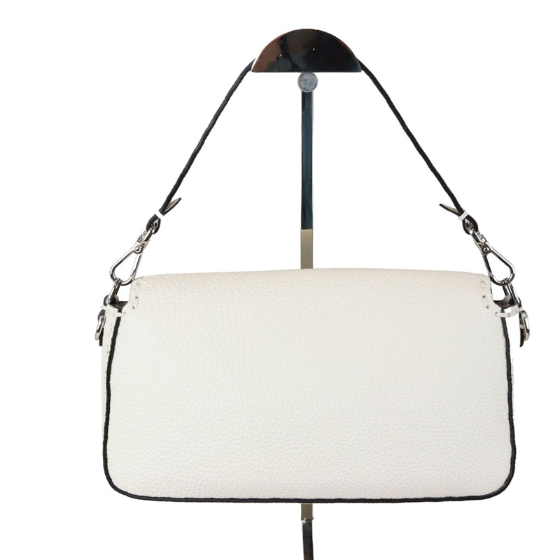 Selleria Baguette Shoulder Calfskin leather White SHW