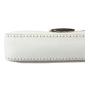 Selleria Baguette Shoulder Calfskin leather White SHW