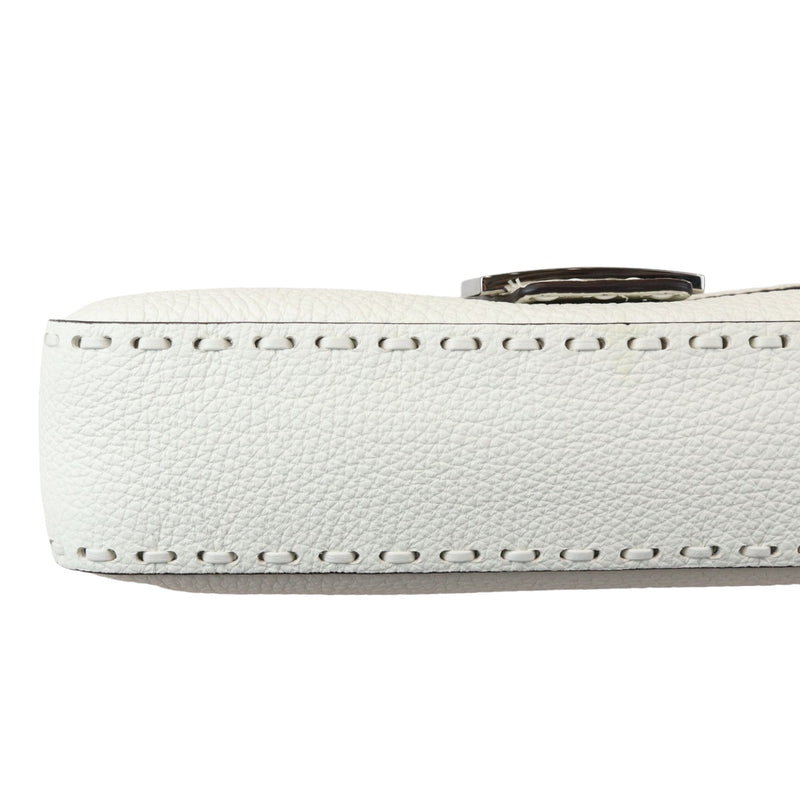 Selleria Baguette Shoulder Calfskin leather White SHW