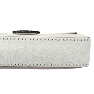 Selleria Baguette Shoulder Calfskin leather White SHW