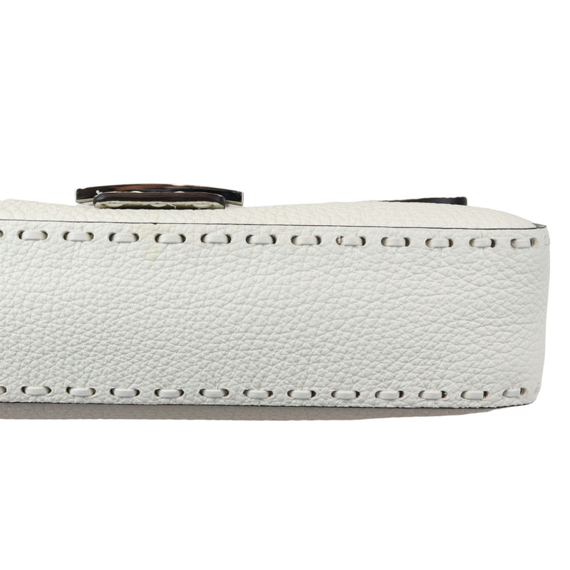 Selleria Baguette Shoulder Calfskin leather White SHW