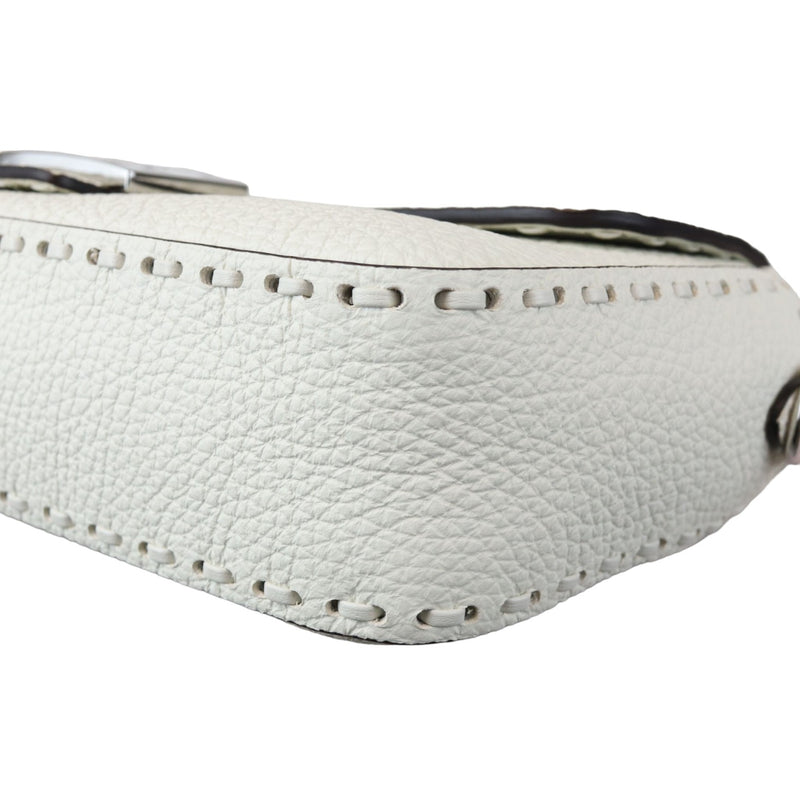 Selleria Baguette Shoulder Calfskin leather White SHW