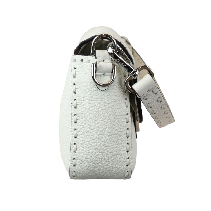Selleria Baguette Shoulder Calfskin leather White SHW
